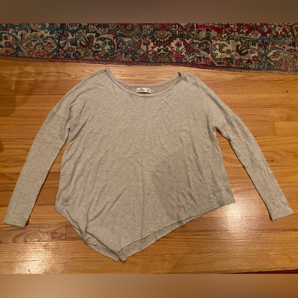 Hollister asymmetrical bottom knit top